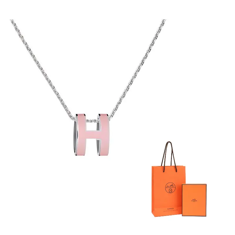 Hermes Коллекция POP H: ожерелья из сплава, женская серебряная цепочка
Hermes Коллекция POP H: ожерелья из сплава, женская серебряная цепочка