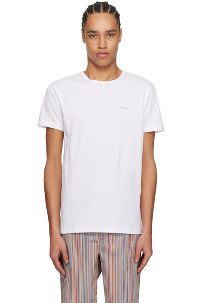 Упаковка из пяти белых футболок для отдыха из органического хлопка Paul Smith
Упаковка из пяти белых футболок для отдыха из органического хлопка Paul Smith