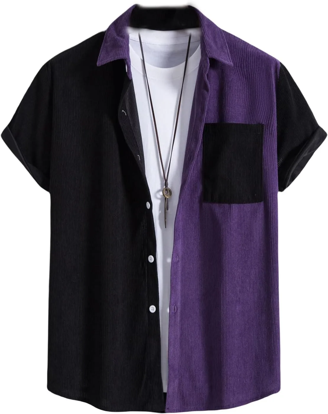 Мужская повседневная рубашка с коротким рукавом и карманом Tazeap
Мужская повседневная рубашка с коротким рукавом и карманом Tazeap