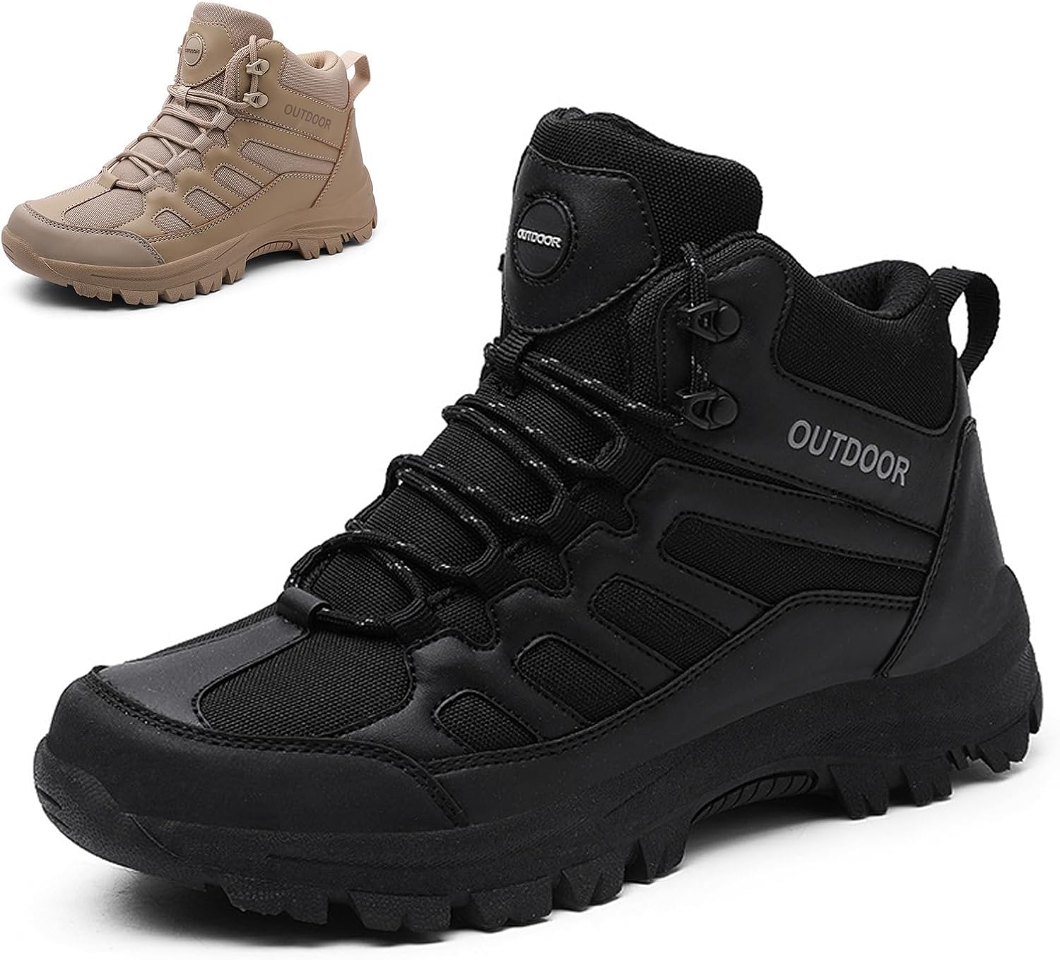 Мужские дышащие водонепроницаемые противоскользящие походные ботинки из кожи, легкие, удобные, с быстрой сушкой, шнуровкой, ботинки до щиколотки для прогулок, треккинга, работы и кемпинга Wyuetra, черный
Мужские дышащие водонепроницаемые противоскользящие походные ботинки из кожи, легкие, удобные, с быстрой сушкой, шнуровкой, ботинки до щиколотки для прогулок, треккинга, работы и кемпинга Wyuetra, черный