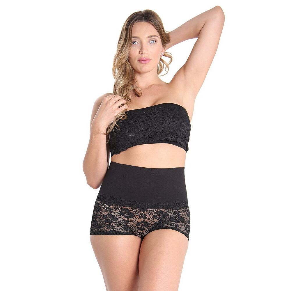 Разглаживающий бюстгальтер без бретелек Bandeau Shaper Lacey MeMoi, черный
Разглаживающий бюстгальтер без бретелек Bandeau Shaper Lacey MeMoi, черный