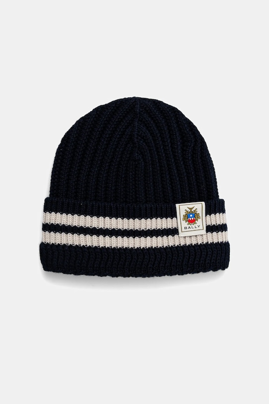 Шерстяная шапка Bally, темно-синий
Шерстяная шапка Bally, темно-синий