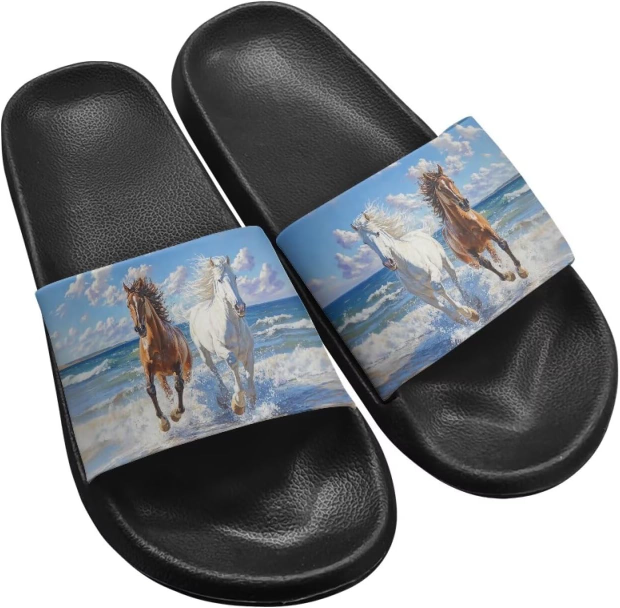 Тапочки Hechitok для женщин и мужчин, шлепанцы для душа и дома, удобные и мягкие плоские сандалии из ЭВА, Horse Beach
Тапочки Hechitok для женщин и мужчин, шлепанцы для душа и дома, удобные и мягкие плоские сандалии из ЭВА, Horse Beach