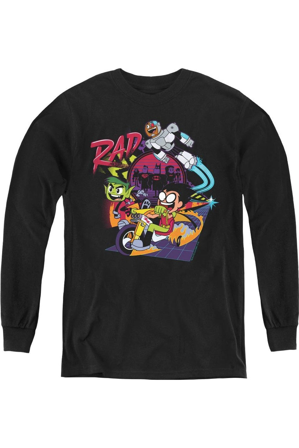 Футболка с длинным рукавом Teen Titans Go To The Movies Rad Youth Gildan, черный
Футболка с длинным рукавом Teen Titans Go To The Movies Rad Youth Gildan, черный