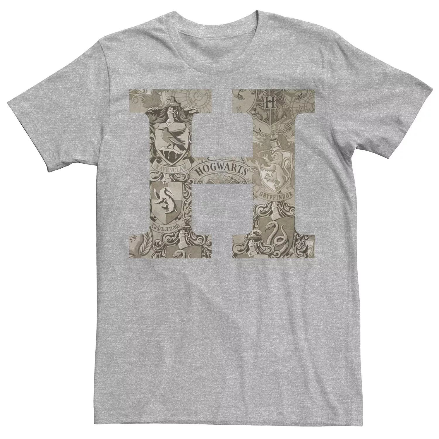 Мужская футболка с гербом «Гарри Поттер H Хогвартс» Licensed Character
Мужская футболка с гербом «Гарри Поттер H Хогвартс» Licensed Character
