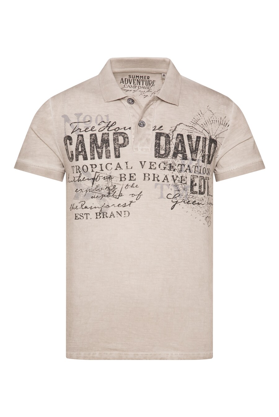 Футболка CAMP DAVID, Silver
Футболка CAMP DAVID, Silver