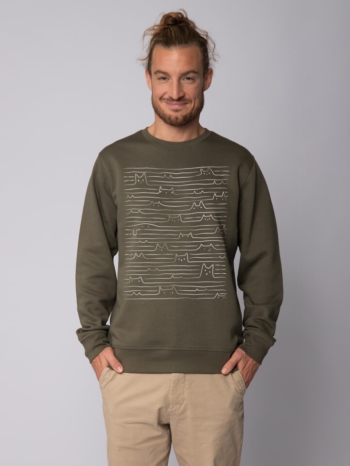 Толстовка wat Apparel Doodle Cats, хаки
Толстовка wat Apparel Doodle Cats, хаки