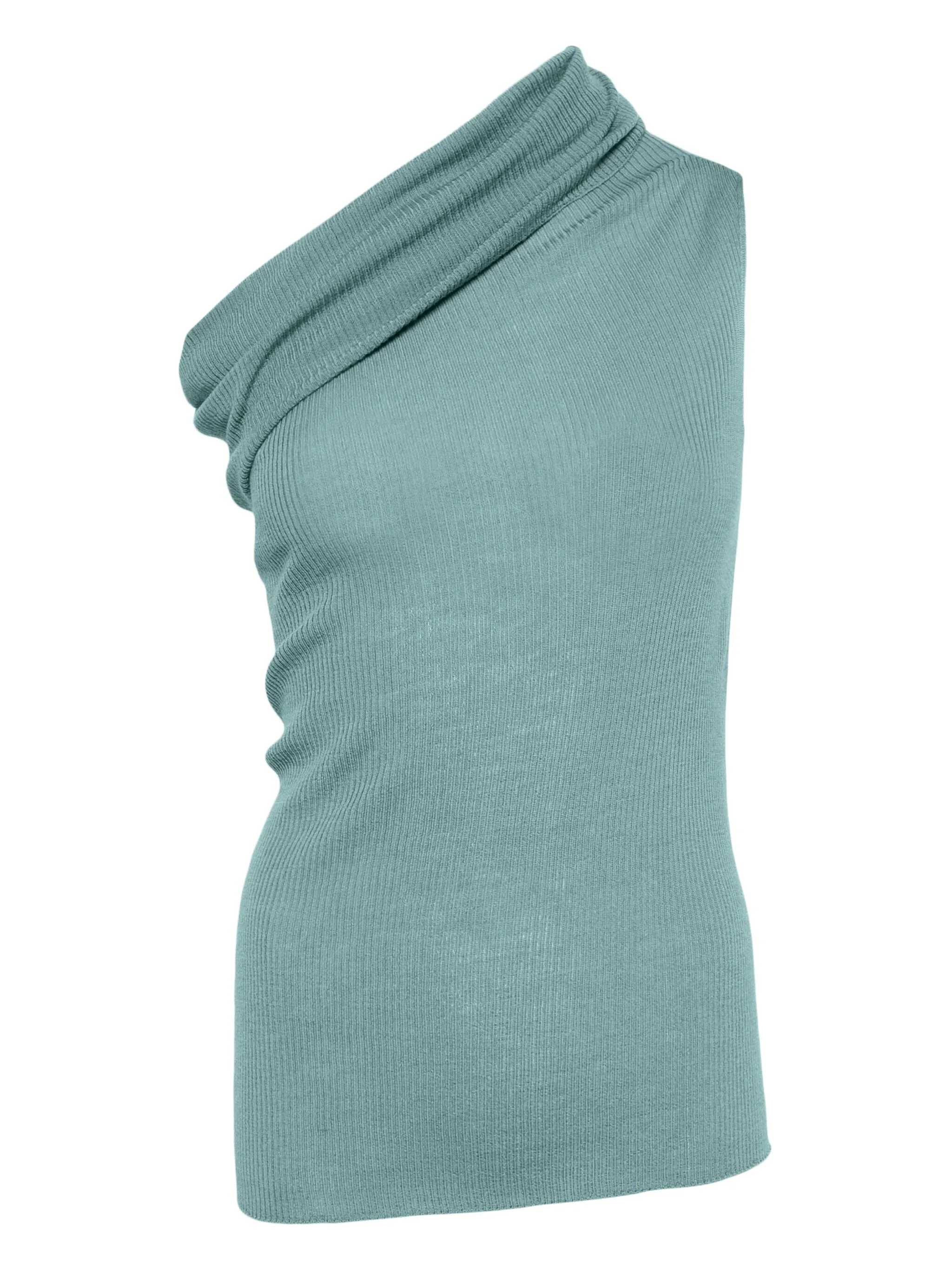 Шерстяной топ асимметричного кроя Rick Owens, зеленый
Шерстяной топ асимметричного кроя Rick Owens, зеленый