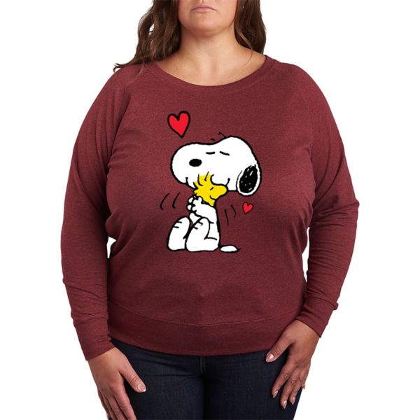 Футболка большого размера из французского трикотажа с длинными рукавами, с изображением Снупи и Вудстока, с любовью Licensed Character, красный
Футболка большого размера из французского трикотажа с длинными рукавами, с изображением Снупи и Вудстока, с любовью Licensed Character, красный