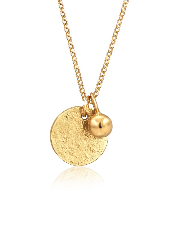 Elli Колье из серебра 925 пробы с геометрическими фигурами, сферами и дисками в золотом исполнении
Elli Колье из серебра 925 пробы с геометрическими фигурами, сферами и дисками в золотом исполнении