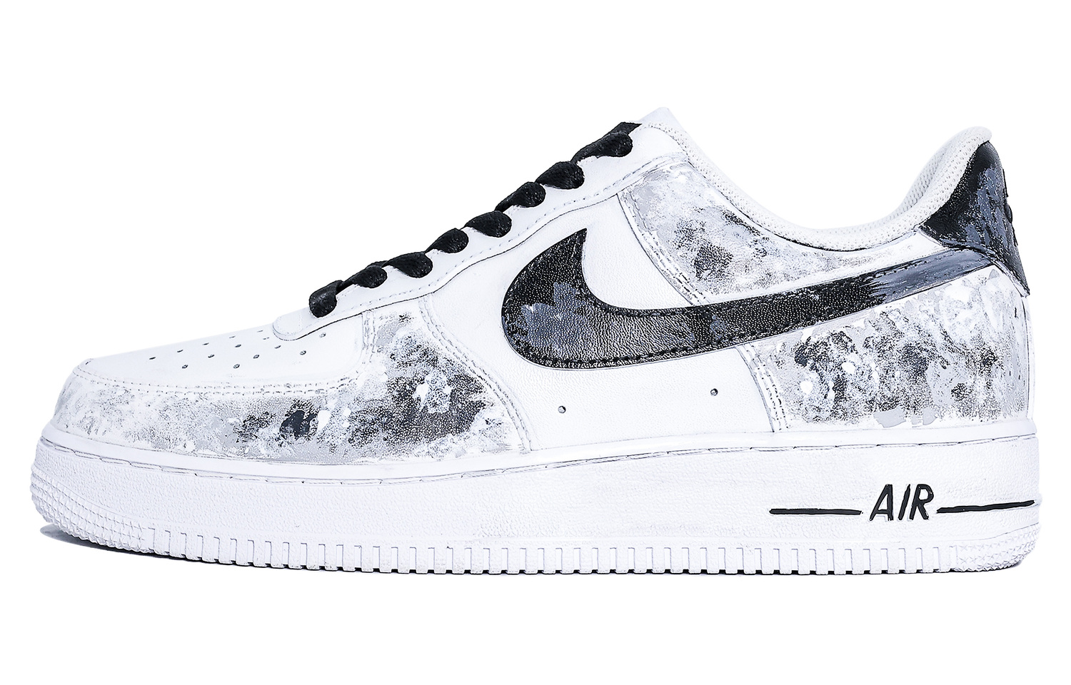 Nike Air Force 1 Cushioning Height Increasing Low top Skateboard Shoes Unisex Gray Black White
Nike Air Force 1 Cushioning Height Increasing Low top Skateboard Shoes Unisex Gray Black White