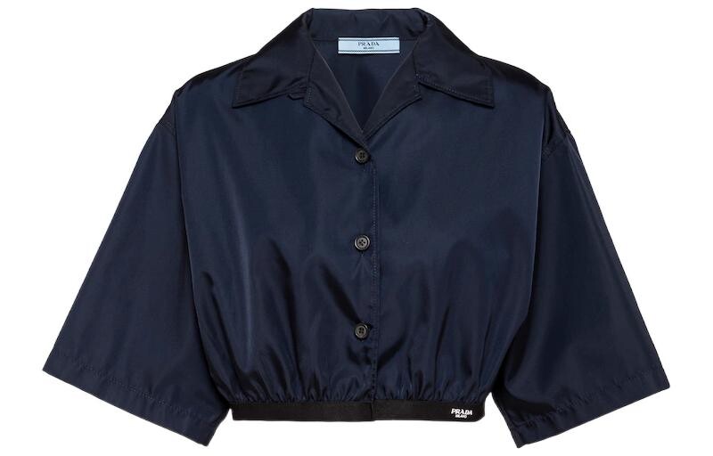 Топ укороченный женский Prada, синий
Топ укороченный женский Prada, синий