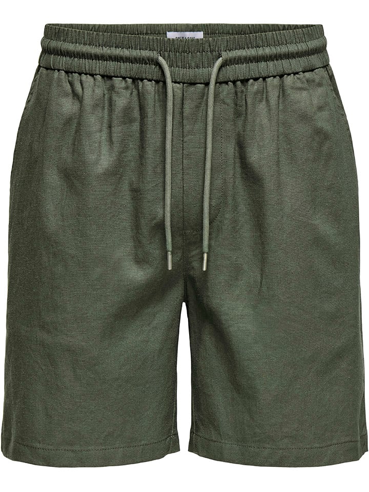 Тканевые шорты ONLY & SONS, зеленый
Тканевые шорты ONLY & SONS, зеленый