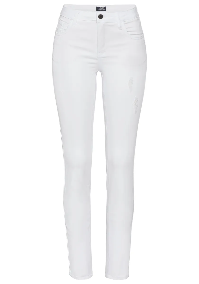 Джинсы скинни Arizona "Ultra-Stretch", средняя талия, белый
Джинсы скинни Arizona "Ultra-Stretch", средняя талия, белый