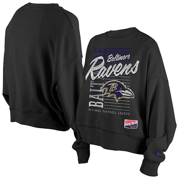 Женский черный свитшот Baltimore Ravens оверсайз винтаж с эффектом потертости New Era
Женский черный свитшот Baltimore Ravens оверсайз винтаж с эффектом потертости New Era