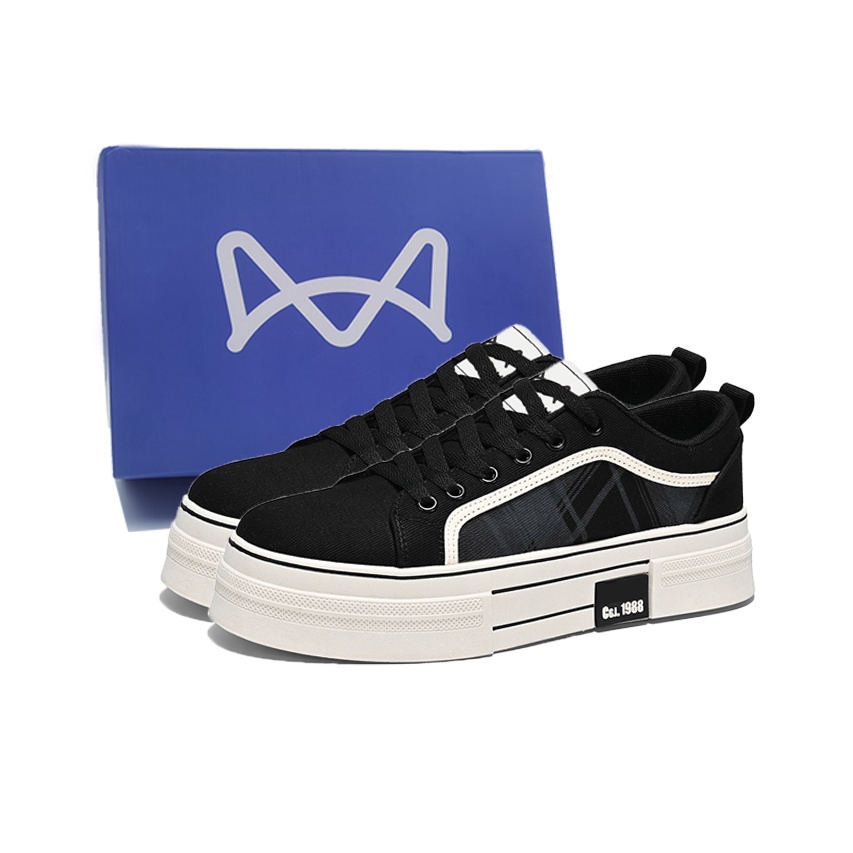 MIIOW Кроссовки мужские низкие экрю/черные/синие, цвет Black
MIIOW Кроссовки мужские низкие экрю/черные/синие, цвет Black