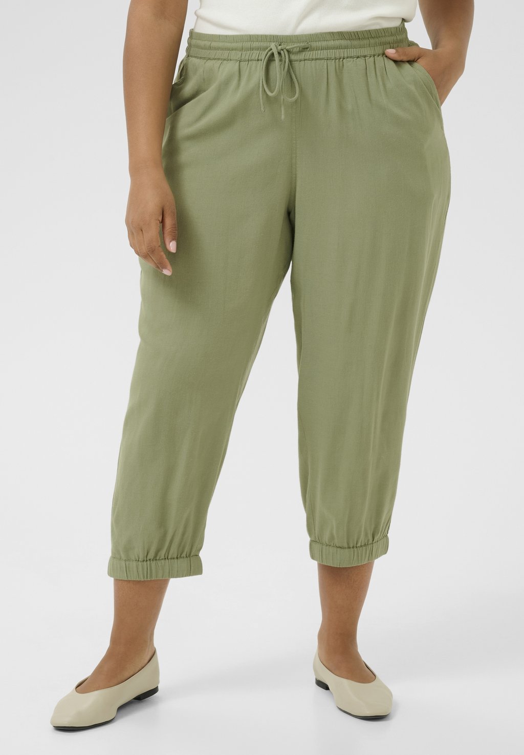 Брюки MILLE CAPRI Kaffe Curve, зеленый
Брюки MILLE CAPRI Kaffe Curve, зеленый