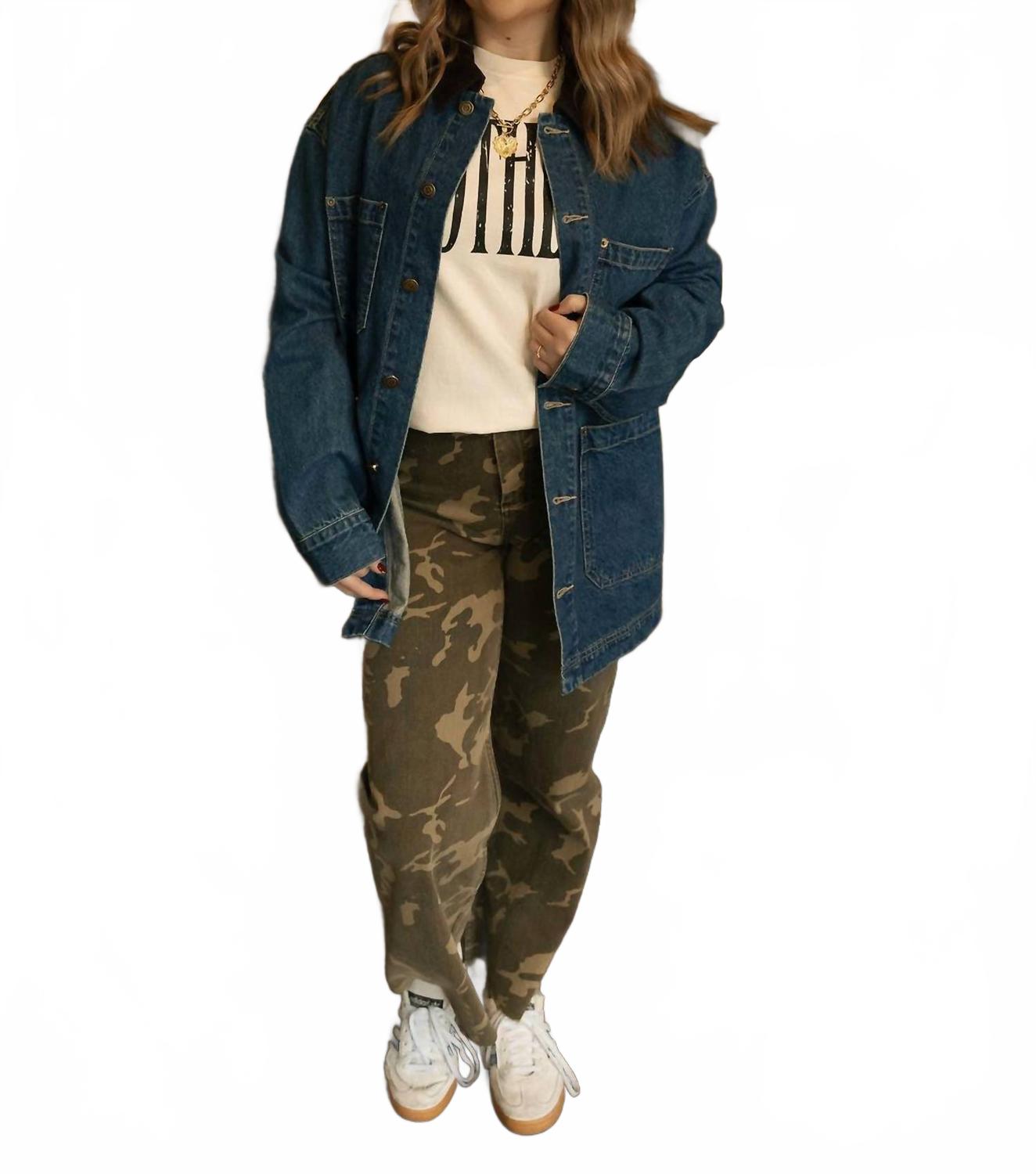 Куртка Barn с контрастным воротником синего цвета Olivaceous, синий
Куртка Barn с контрастным воротником синего цвета Olivaceous, синий