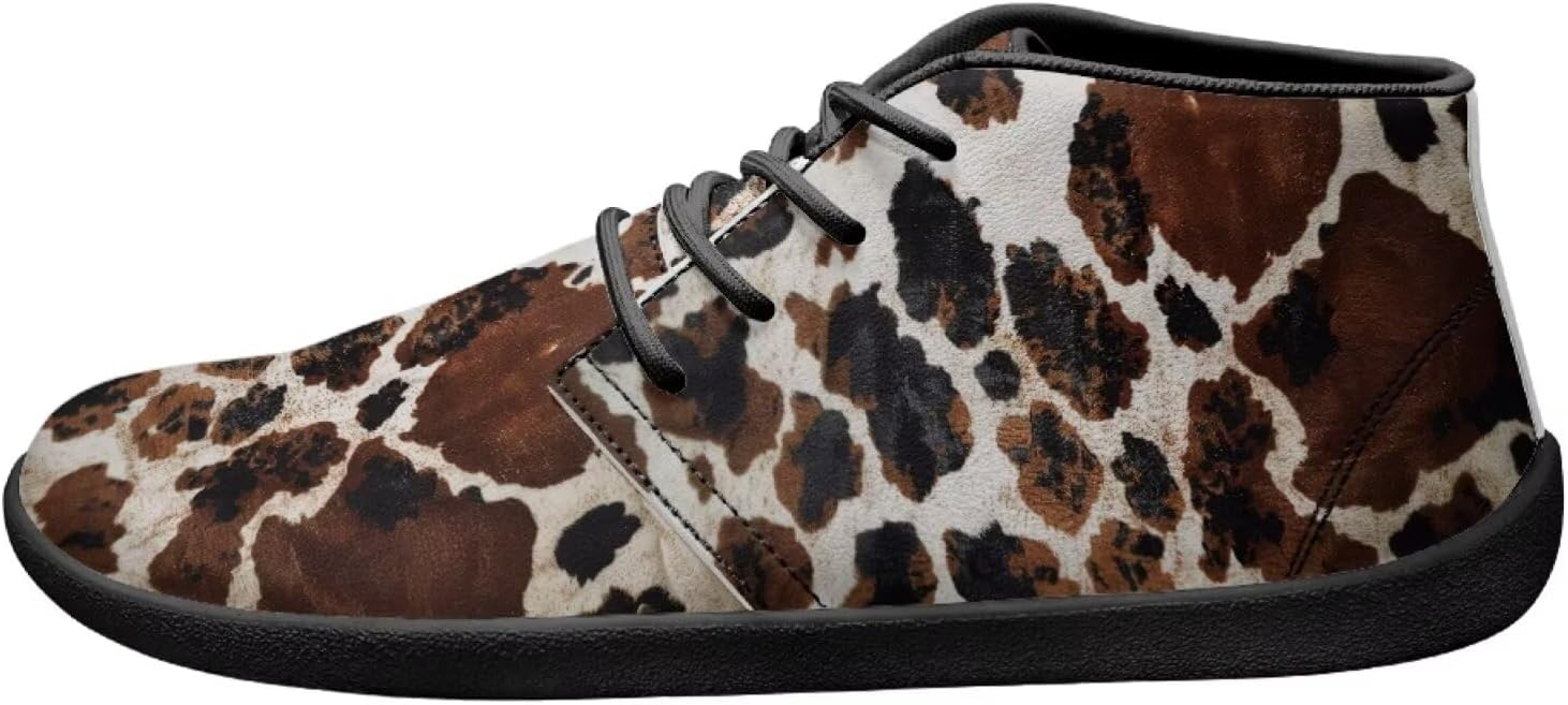 Мужские кроссовки с широким носком, повседневные минималистичные дышащие ходовые кроссовки с подошвой с нулевым перепадом Pointodoor, Brown Cow Print
Мужские кроссовки с широким носком, повседневные минималистичные дышащие ходовые кроссовки с подошвой с нулевым перепадом Pointodoor, Brown Cow Print