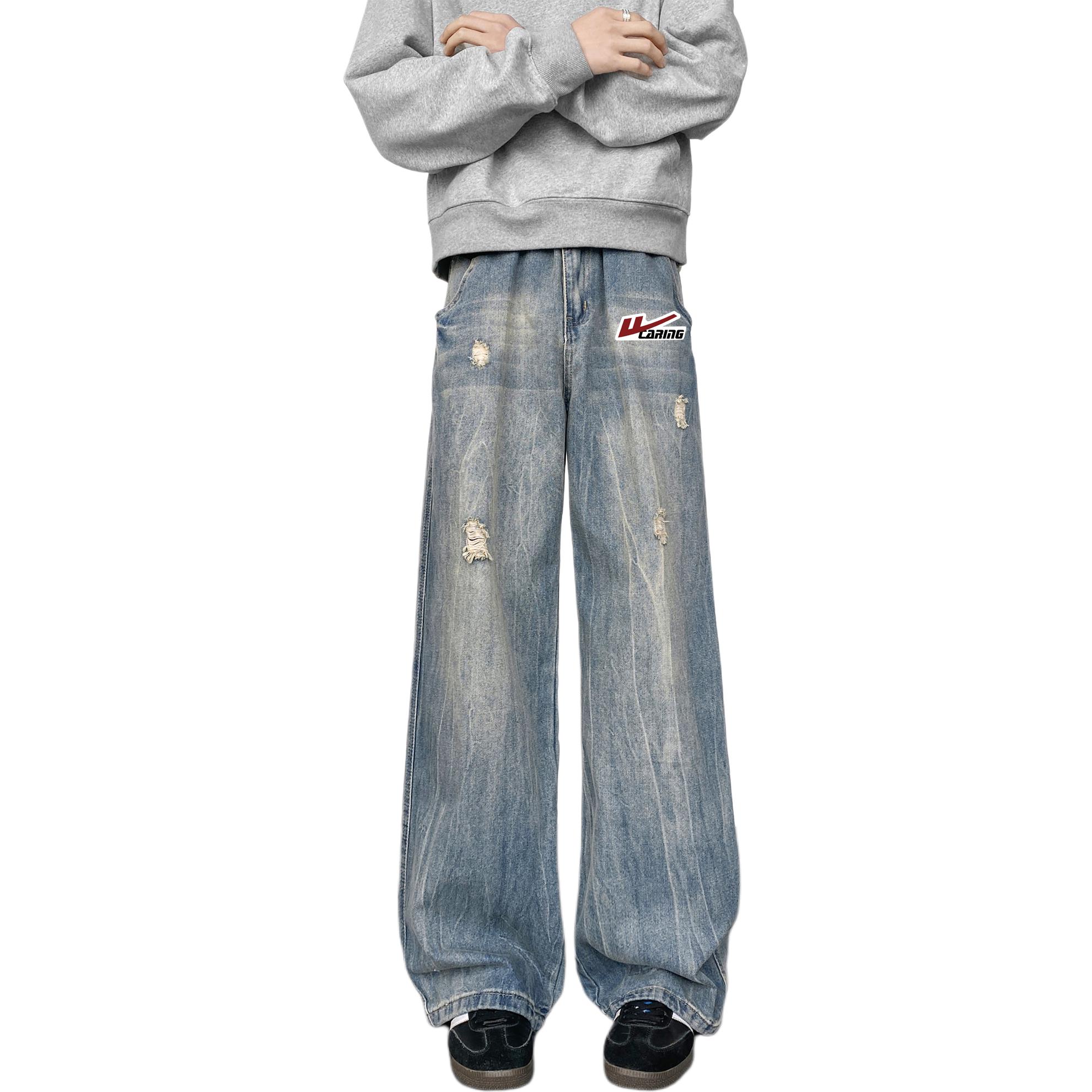 WARRIOR Джинсы Unisex Blue DIY Badge Moderate Straight Fit
WARRIOR Джинсы Unisex Blue DIY Badge Moderate Straight Fit