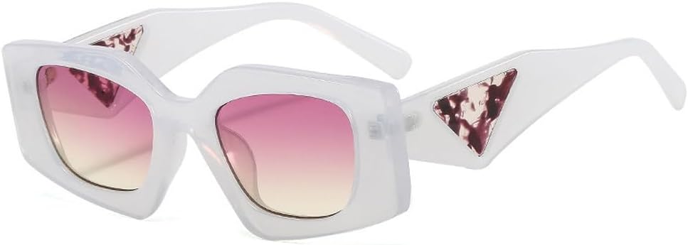 Популярные модные солнцезащитные очки «кошачий глаз» в форме многоугольника для женщин, ретро-цветные, с защитой от УФ-излучения UV400, прозрачная оправа для мужчин TKKTLLT, White Purple Yellow
Популярные модные солнцезащитные очки «кошачий глаз» в форме многоугольника для женщин, ретро-цветные, с защитой от УФ-излучения UV400, прозрачная оправа для мужчин TKKTLLT, White Purple Yellow