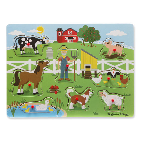 Звуковая головоломка Melissa & Doug, Старый Макдональд
Звуковая головоломка Melissa & Doug, Старый Макдональд
