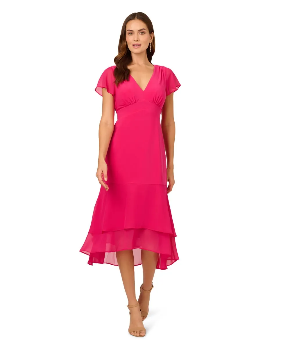 Короткое комбинированное платье Adrianna Papell, розовый
Короткое комбинированное платье Adrianna Papell, розовый