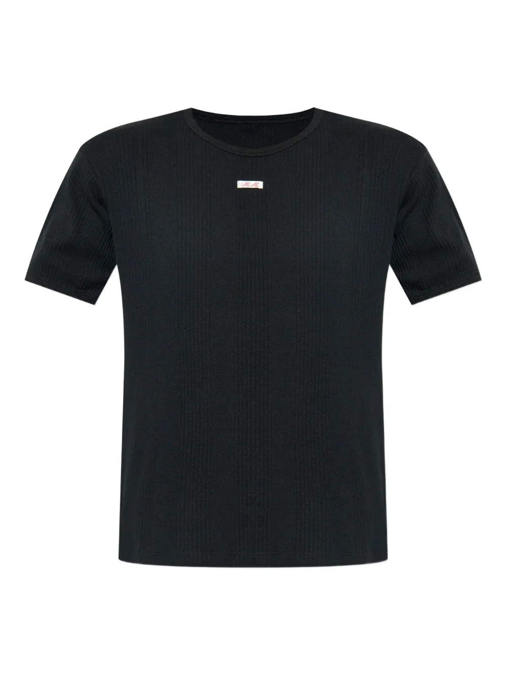 Футболка в рубчик с круглым вырезом MAISON MARGIELA, черный
Футболка в рубчик с круглым вырезом MAISON MARGIELA, черный