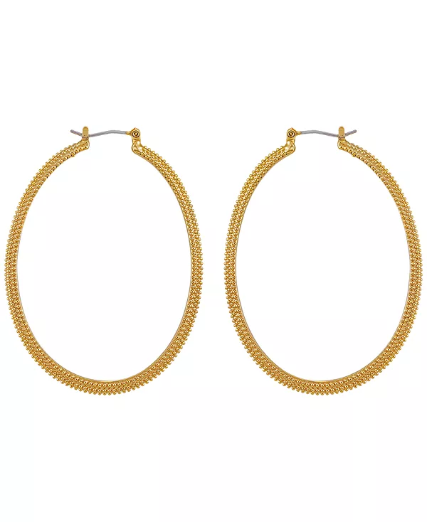 Большие текстурированные серьги-кольца золотистого оттенка Guess, gold
Большие текстурированные серьги-кольца золотистого оттенка Guess, gold