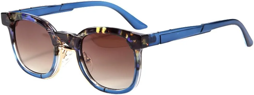 Солнцезащитные очки UV400 - «Кошачий глаз», панк, двухцветные, для женщин и мужчин, для бега и занятий спортом на открытом воздухе UYPTK, Leopard Blue Tea
Солнцезащитные очки UV400 - «Кошачий глаз», панк, двухцветные, для женщин и мужчин, для бега и занятий спортом на открытом воздухе UYPTK, Leopard Blue Tea