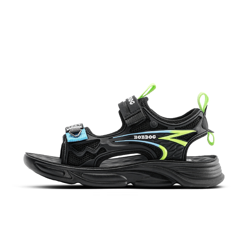 Детские сандалии с амортизацией и износостойкостью BOBDOG, черный/зеленый/синий
Детские сандалии с амортизацией и износостойкостью BOBDOG, черный/зеленый/синий