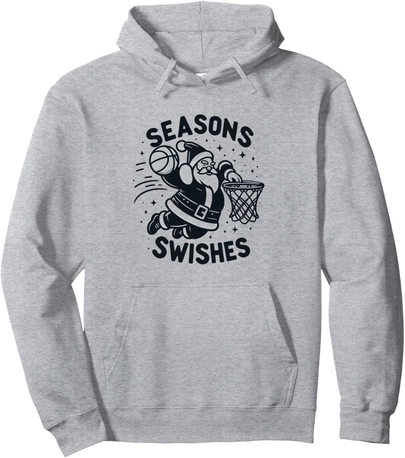 Рождественская толстовка с изображением Санта-Клауса и баскетболиста Swish Christmas Day Apparel, серый
Рождественская толстовка с изображением Санта-Клауса и баскетболиста Swish Christmas Day Apparel, серый
