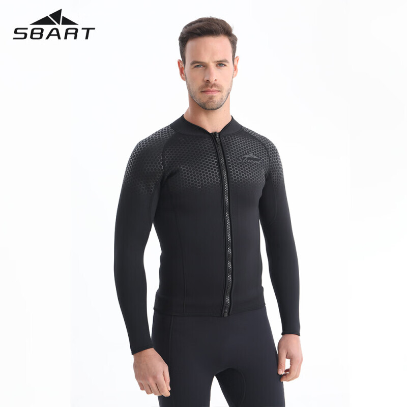 Мужской гидрокостюм Shark Bart 1,5 мм, сплит-костюм для серфинга, топ для дайвинга с длинными рукавами, черный, размер M-3XL SBART 
Мужской гидрокостюм Shark Bart 1,5 мм, сплит-костюм для серфинга, топ для дайвинга с длинными рукавами, черный, размер M-3XL SBART