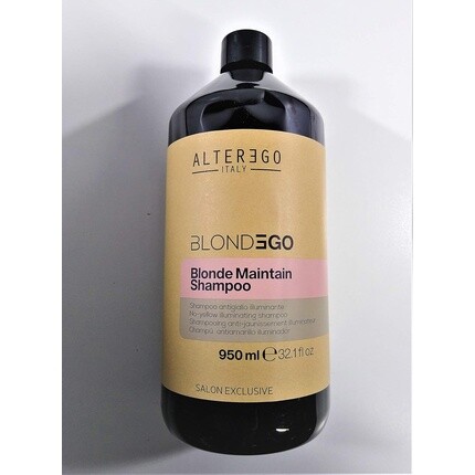 Alterego Blonde Maintenance Шампунь против желтизны для светлых волос 950мл Alter Ego
Alterego Blonde Maintenance Шампунь против желтизны для светлых волос 950мл Alter Ego