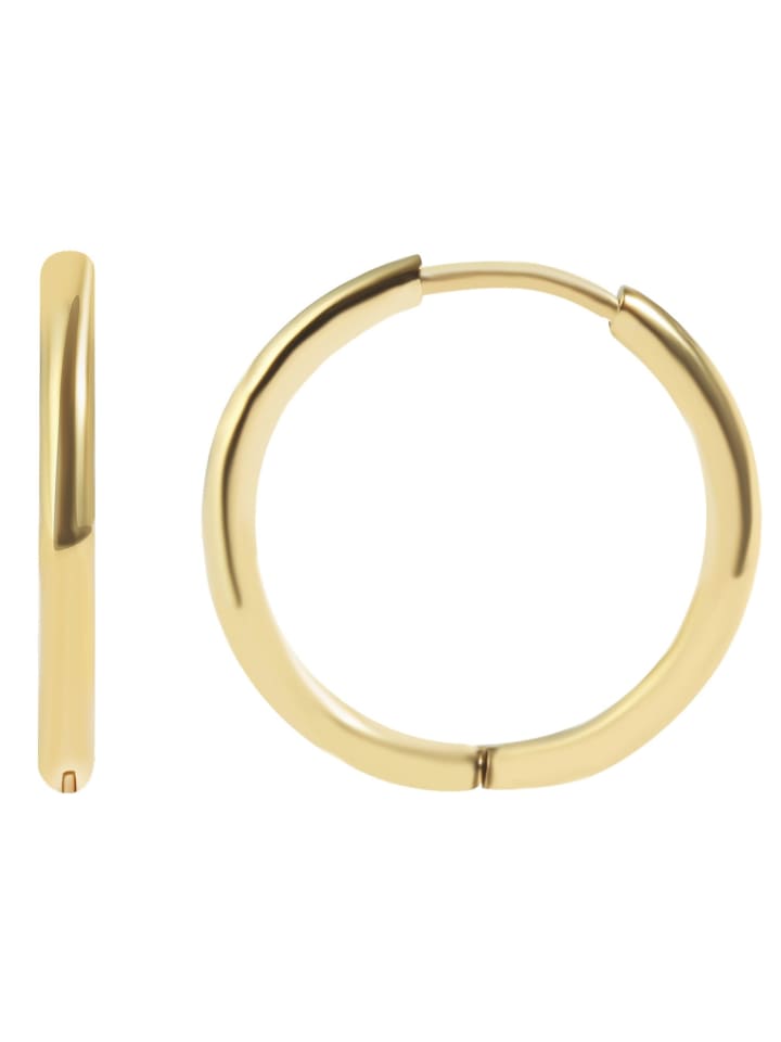 Adeliás Женские серьги - серьги-кольца на шарнирах из нержавеющей стали с золотым покрытием
Adeliás Женские серьги - серьги-кольца на шарнирах из нержавеющей стали с золотым покрытием