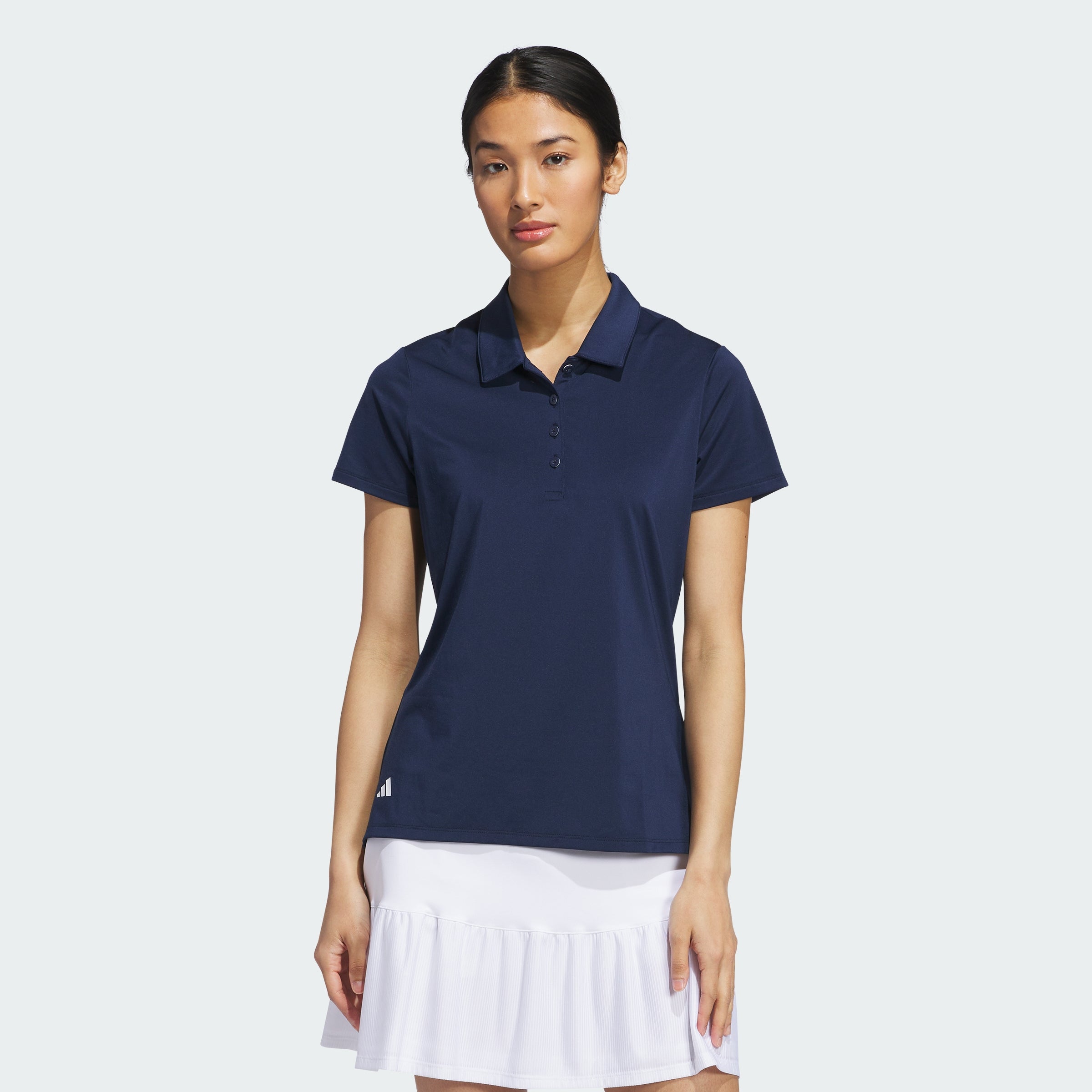 Женская поло-рубашка Adidas Ultimate365 с коротким рукавом, однотонная, collegiate navy
Женская поло-рубашка Adidas Ultimate365 с коротким рукавом, однотонная, collegiate navy