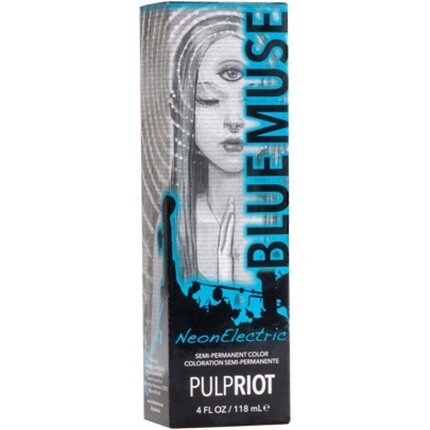 Полуперманентная веганская неоновая электрическая краска для волос Pulp Riot, не тестируемая на животных, Blue Muse 118 мл Pr
Полуперманентная веганская неоновая электрическая краска для волос Pulp Riot, не тестируемая на животных, Blue Muse 118 мл Pr