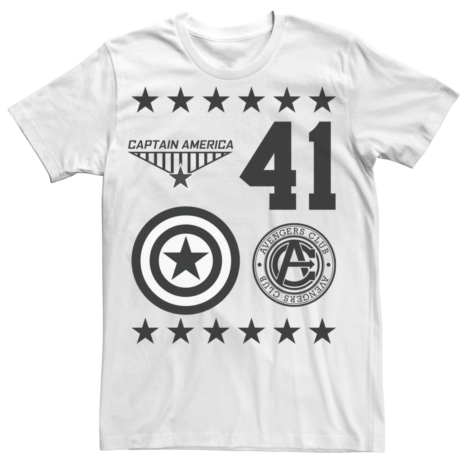 Мужская футболка с рисунком Marvel Avengers Captain America Reppin Licensed Character
Мужская футболка с рисунком Marvel Avengers Captain America Reppin Licensed Character