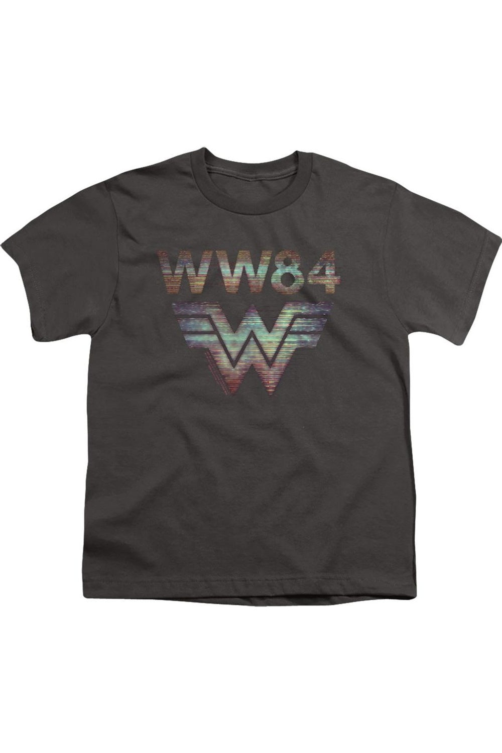 Футболка детская с принтом "Чудо-женщина 1984" и статичными линиями ТВ Gildan, Charcoal
Футболка детская с принтом "Чудо-женщина 1984" и статичными линиями ТВ Gildan, Charcoal