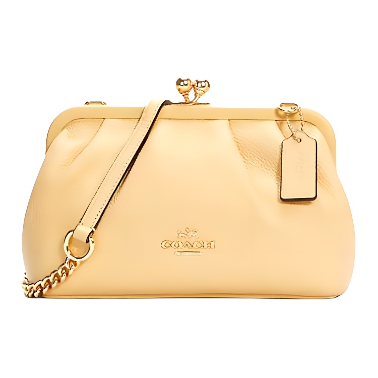 Кошелек-клатч из кожи с застежкой-защелкой COACH макарун желтый
Кошелек-клатч из кожи с застежкой-защелкой COACH макарун желтый