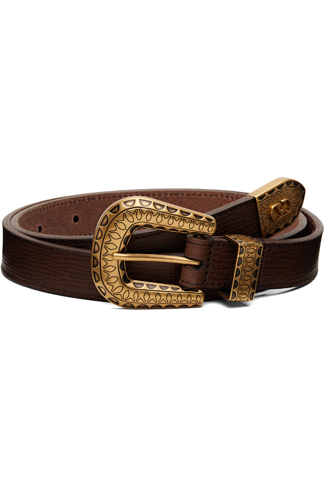 Valentino Garavani Коричневый ремень из телячьей кожи с фирменным логотипом
Valentino Garavani Коричневый ремень из телячьей кожи с фирменным логотипом