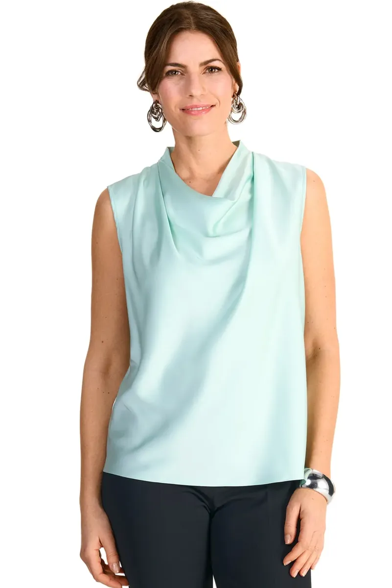 Топ-рубашка HERMANN LANGE Collection, с воротником-водопадом, зеленый
Топ-рубашка HERMANN LANGE Collection, с воротником-водопадом, зеленый