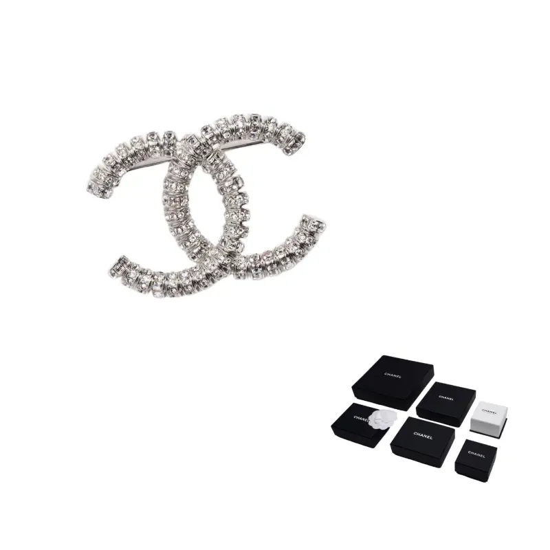 Chanel Брошь со стразами, женская, серебряный
Chanel Брошь со стразами, женская, серебряный