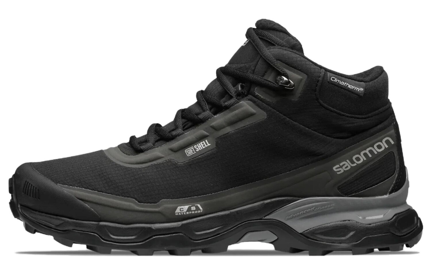 Кроссовки унисекс высокие черные Salomon
Кроссовки унисекс высокие черные Salomon