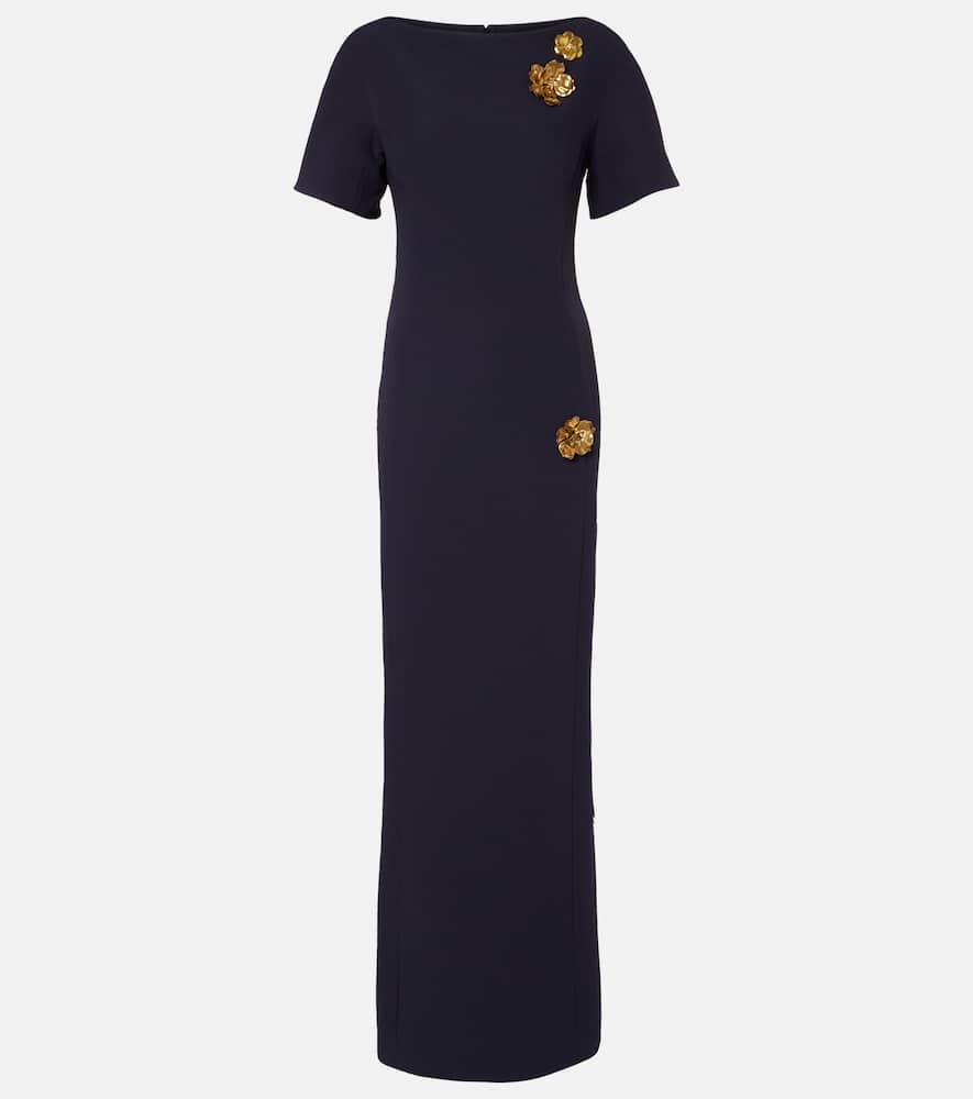 Платье из крепа с кружевными украшениями Safiyaa, Midnight Navy With Gold
Платье из крепа с кружевными украшениями Safiyaa, Midnight Navy With Gold