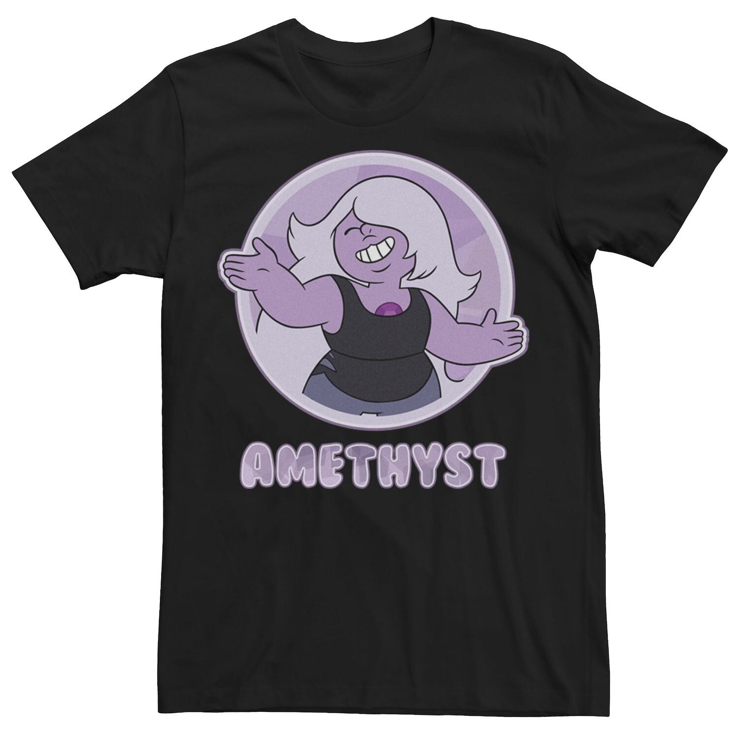 Мужская футболка Cartoon Network Steven Universe с аметистом Licensed Character 
Мужская футболка Cartoon Network Steven Universe с аметистом Licensed Character