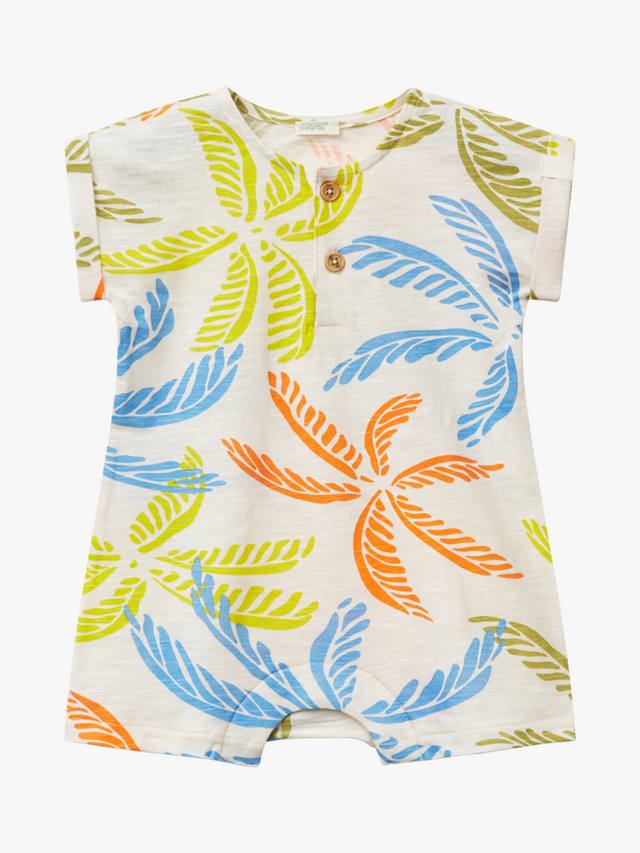 Детский комбинезон с принтом листьев хлопка Benetton, White Cream
Детский комбинезон с принтом листьев хлопка Benetton, White Cream