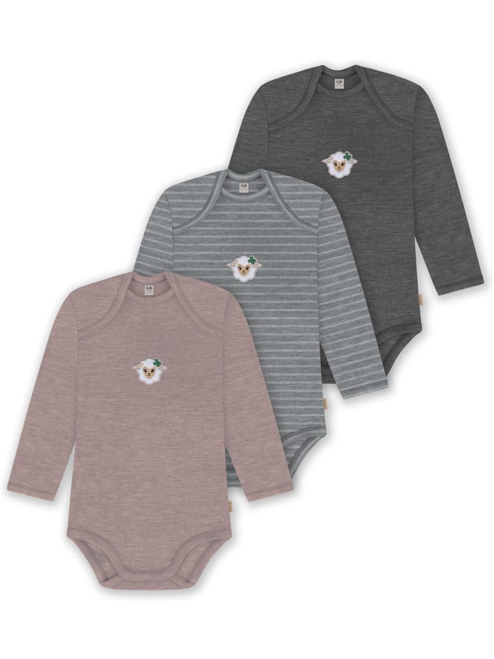 Normani Outdoor Sports Комплект из 3 детских боди из мериносовой шерсти с длинными рукавами, цвет Окленд, антрацитово-серо-розовый
Normani Outdoor Sports Комплект из 3 детских боди из мериносовой шерсти с длинными рукавами, цвет Окленд, антрацитово-серо-розовый