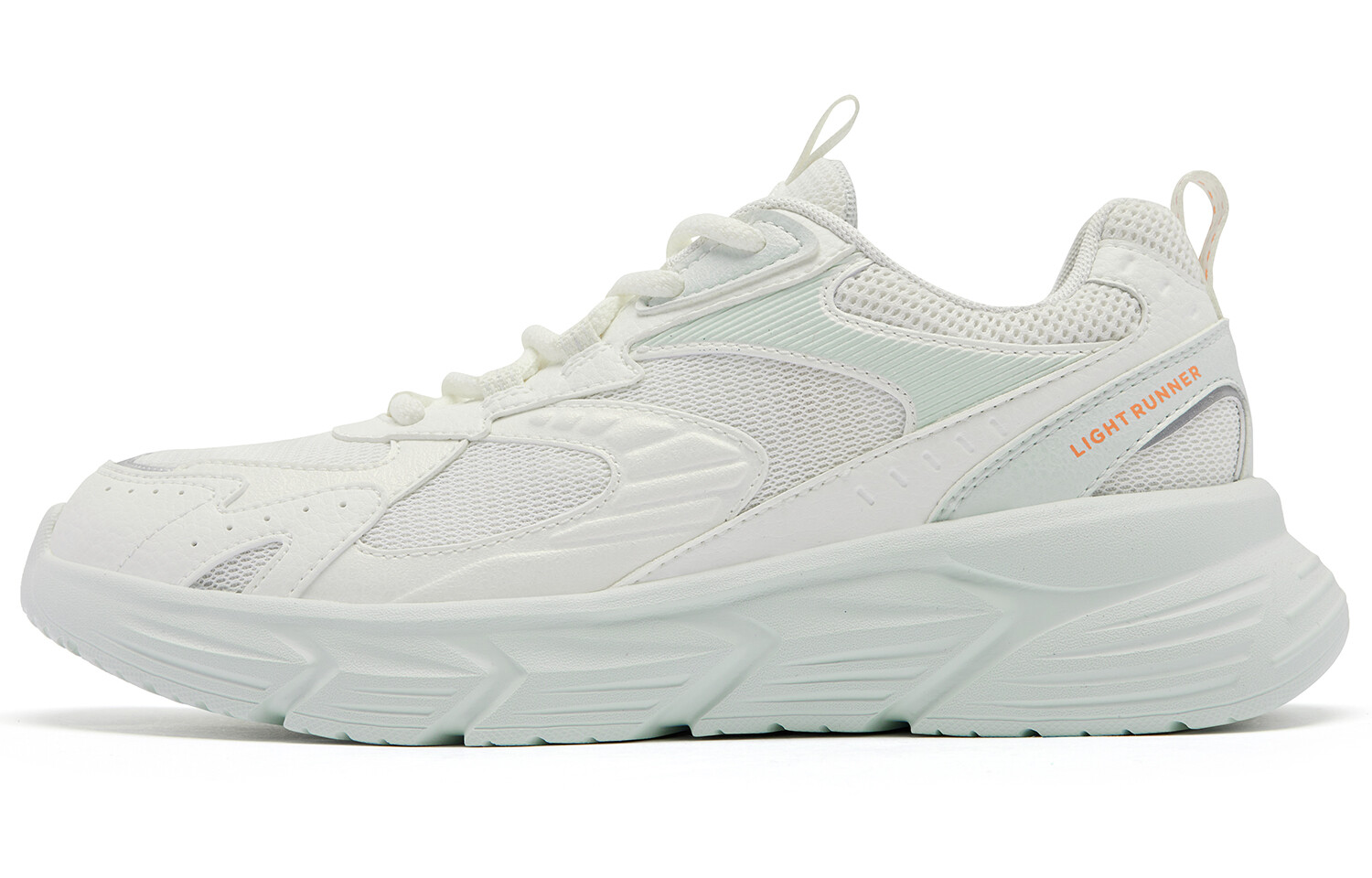 Кроссовки женские с низким верхом белые/зеленые Qiaodan
Кроссовки женские с низким верхом белые/зеленые Qiaodan