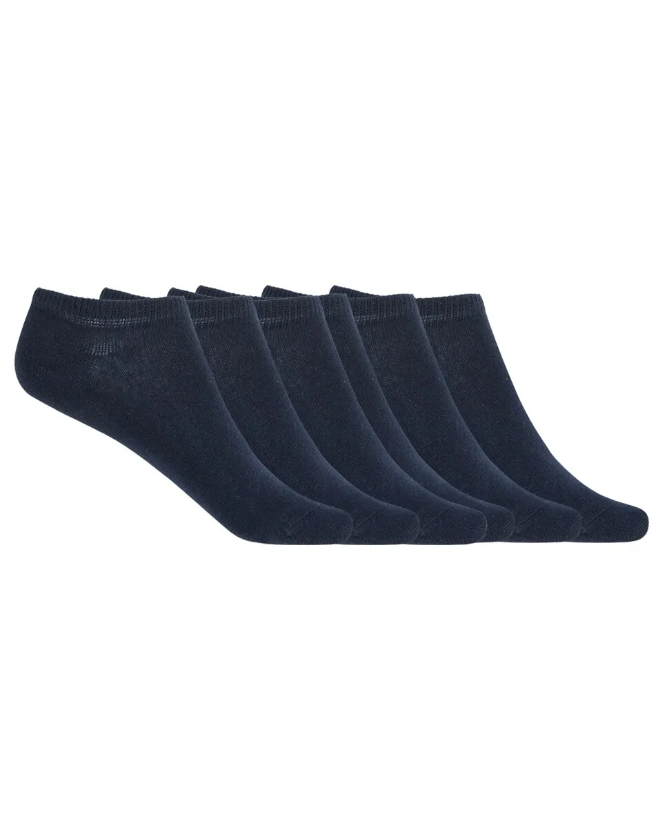 Набор из 6 пар однотонных хлопковых носков Basix Punto Blanco, темно-синий
Набор из 6 пар однотонных хлопковых носков Basix Punto Blanco, темно-синий